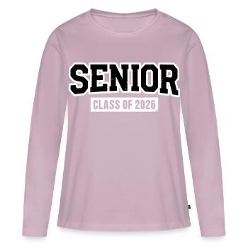 SENIOR CLASS OF 2026 Stolze Absolventen - Frauen Premium Bio Langarmshirt - Altrosa - Vorne - Julia (174cm)