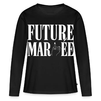 Bride-to-be Humor Party Bachelorette - Women's Premium Organic Long Sleeve Shirt - black - Front - Julia (174cm)