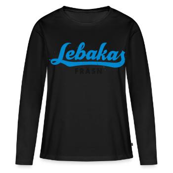 Milling Lebakas - Women's Premium Organic Long Sleeve Shirt - black - Front - Julia (174cm)