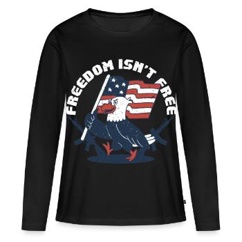 Veterans Day Für Republikaner - Frauen Premium Bio Langarmshirt - Schwarz - Vorne - Julia (174cm)