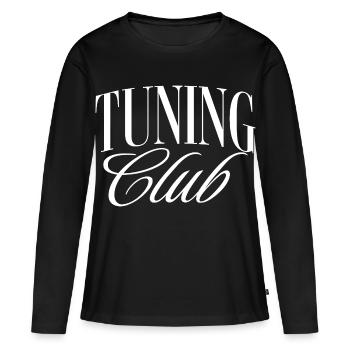 Tuning Club - Frauen Premium Bio Langarmshirt - Schwarz - Vorne - Julia (174cm)