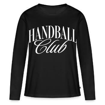Handball Club - T-shirt manches longues Premium bio Femme - noir - Devant - Julia (174cm)