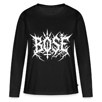 Evil Death Metal Logo - T-shirt manches longues Premium bio Femme - noir - Devant - Julia (174cm)