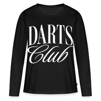 Club de fléchettes - T-shirt manches longues Premium bio Femme - noir - Devant - Julia (174cm)