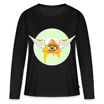 Saint Nacho - Women's Premium Organic Long Sleeve Shirt - black - Front - Julia (174cm)