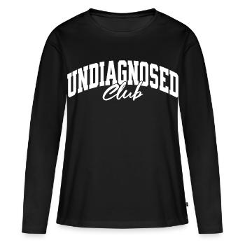 Undiagnosed Club - Frauen Premium Bio Langarmshirt - Schwarz - Vorne - Julia (174cm)