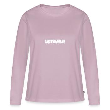 GEISTERJÄGER - Frauen Premium Bio Langarmshirt - Altrosa - Vorne - Julia (174cm)
