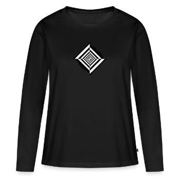 Sub et Dominance, Féminisme et Masculinisme - T-shirt manches longues Premium bio Femme - noir - Devant - Julia (174cm)
