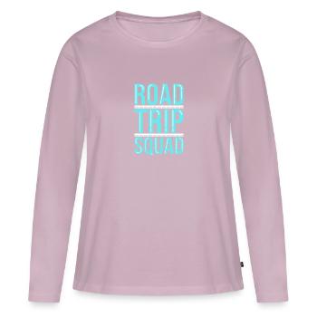 Road Trip - Women's Premium Organic Long Sleeve Shirt - dusky pink - Front - Julia (174cm)