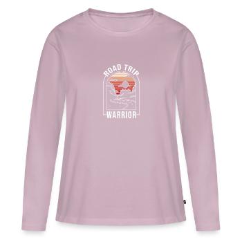 Road Trip - Women's Premium Organic Long Sleeve Shirt - dusky pink - Front - Julia (174cm)