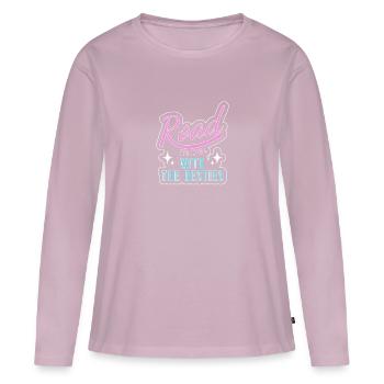 Road Trip - Women's Premium Organic Long Sleeve Shirt - dusky pink - Front - Julia (174cm)