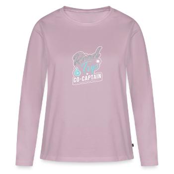 Road Trip - Women's Premium Organic Long Sleeve Shirt - dusky pink - Front - Julia (174cm)