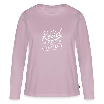 Road Trip - Women's Premium Organic Long Sleeve Shirt - dusky pink - Front - Julia (174cm)