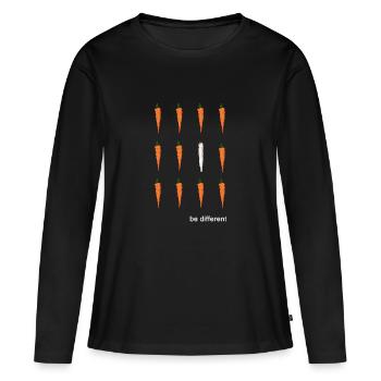 Legal Cannabis Joint High Cannabis Club - Women's Premium Organic Long Sleeve Shirt - black - Front - Julia (174cm)
