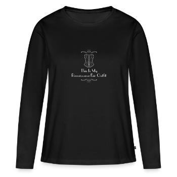 Festival médiéval de la Renaissance - T-shirt manches longues Premium bio Femme - noir - Devant - Julia (174cm)