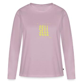 Realtor List Sell Repeat - Frauen Premium Bio Langarmshirt - Altrosa - Vorne - Julia (174cm)