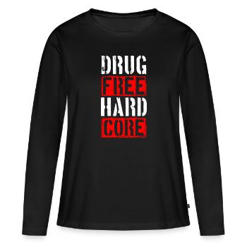 Sucht Gesundheit Zigarette - Frauen Premium Bio Langarmshirt - Schwarz - Vorne - Julia (174cm)