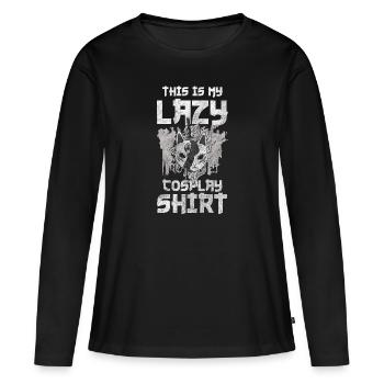 Cosplay Manga Passion - T-shirt manches longues Premium bio Femme - noir - Devant - Julia (174cm)