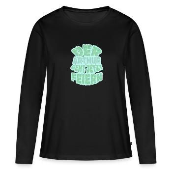 Vorname Arthur - Frauen Premium Bio Langarmshirt - Schwarz - Vorne - Julia (174cm)