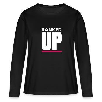 Gamer Nerd Gameplay Gamer Online Community - T-shirt manches longues Premium bio Femme - noir - Devant - Julia (174cm)
