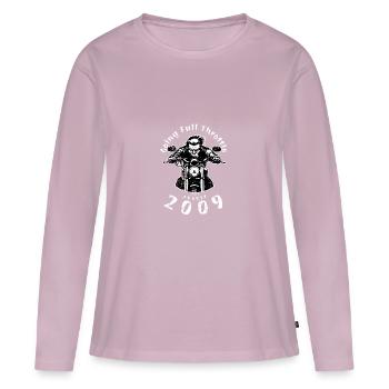 16. Geburtstag tourne à plein régime depuis 08/2009 - T-shirt manches longues Premium bio Femme - rose poudré - Devant - Julia (174cm)