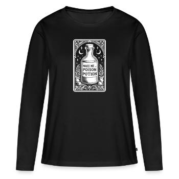 Potion Vial 2 - Women's Premium Organic Long Sleeve Shirt - black - Front - Julia (174cm)