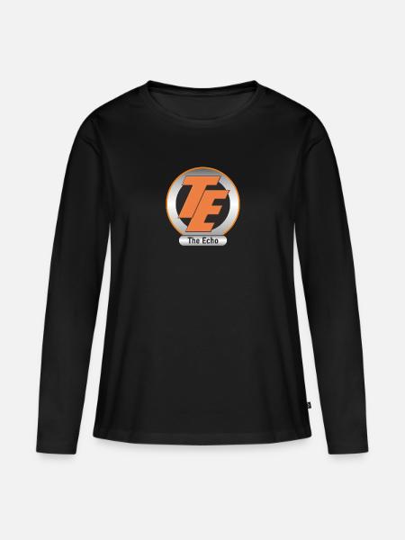 the echo 1 - Frauen Premium Bio Langarmshirt - Schwarz