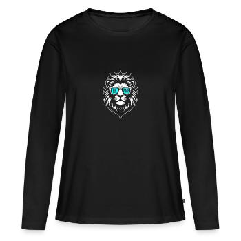 Leo Frank - Women's Premium Organic Long Sleeve Shirt - black - Front - Julia (174cm)