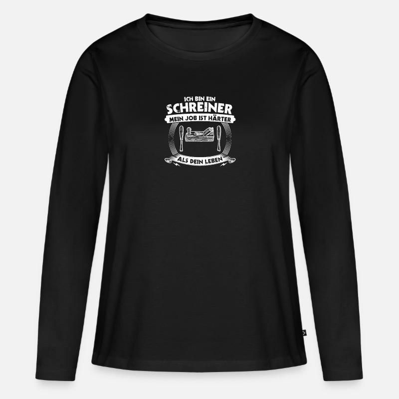 Carpenter, Carpenter, Carpenter - Women's Premium Organic Long Sleeve Shirt - black