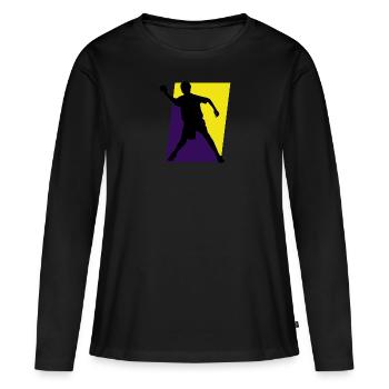 Dodgeball Dodgeball Team - Women's Premium Organic Long Sleeve Shirt - black - Front - Julia (174cm)