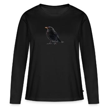Blackbird throttle - Women's Premium Organic Long Sleeve Shirt - black - Front - Julia (174cm)