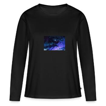 Chasseur de vampire - T-shirt manches longues Premium bio Femme - noir - Devant - Julia (174cm)