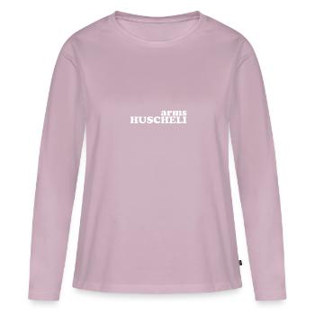 arms Huscheli - Frauen Premium Bio Langarmshirt - Altrosa - Vorne - Julia (174cm)