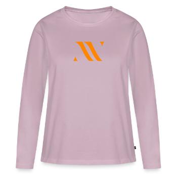 Orange - Women's Premium Organic Long Sleeve Shirt - dusky pink - Front - Julia (174cm)