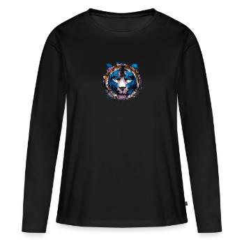 Northern Mariana Islands - Women's Premium Organic Long Sleeve Shirt - black - Front - Julia (174cm)