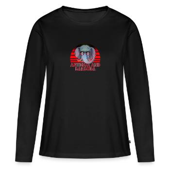 Antigua and Barbuda - Women's Premium Organic Long Sleeve Shirt - black - Front - Julia (174cm)