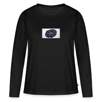 Mondphasen-Sternbild Mosaik - Frauen Premium Bio Langarmshirt - Schwarz - Vorne - Julia (174cm)