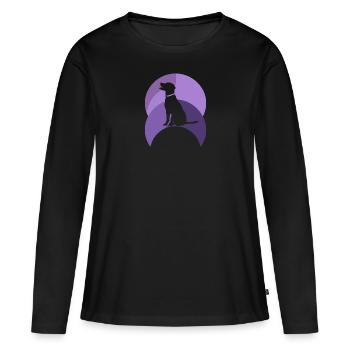 Dog Training Dog Trainer - Women's Premium Organic Long Sleeve Shirt - black - Front - Julia (174cm)