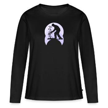 Gardening Hobby Gardener Gardening - Women's Premium Organic Long Sleeve Shirt - black - Front - Julia (174cm)