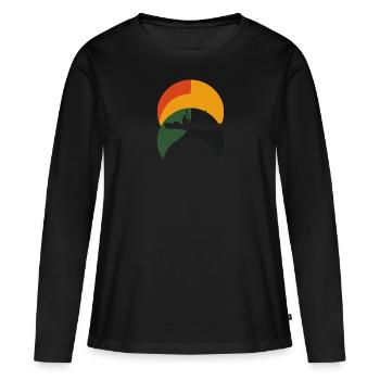 Kayak Sports nautiques - T-shirt manches longues Premium bio Femme - noir - Devant - Julia (174cm)