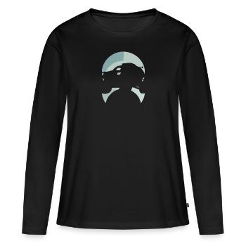 Car Sports Car - Women's Premium Organic Long Sleeve Shirt - black - Front - Julia (174cm)
