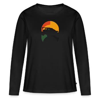 Car Sports Car - Women's Premium Organic Long Sleeve Shirt - black - Front - Julia (174cm)