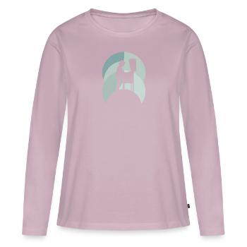 Spielhalle Flipper - Frauen Premium Bio Langarmshirt - Altrosa - Vorne - Julia (174cm)