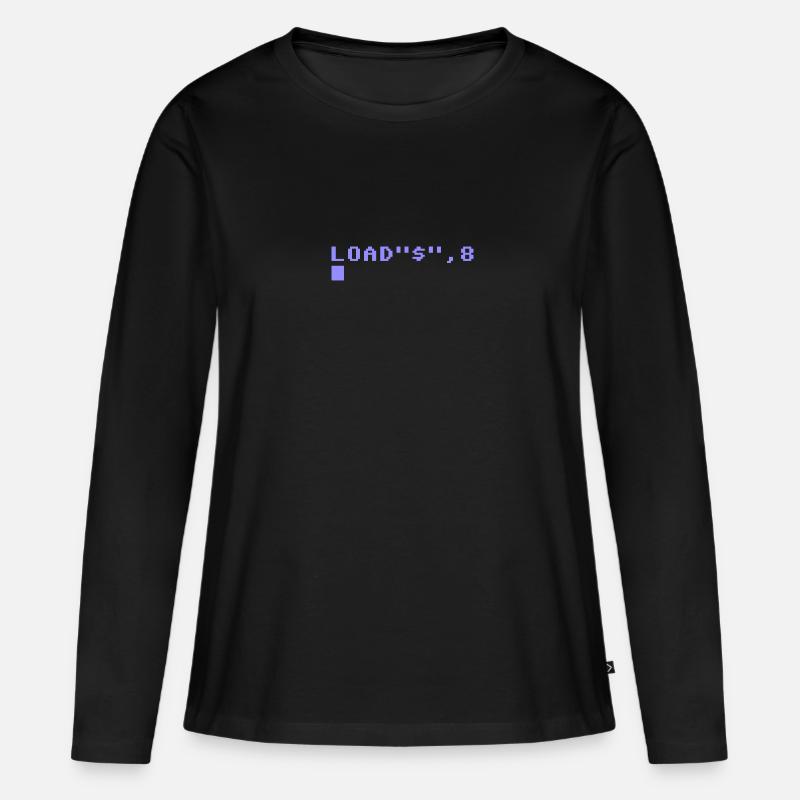 Load - Frauen Premium Bio Langarmshirt - Schwarz