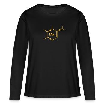 chemical mama - Women's Premium Organic Long Sleeve Shirt - black - Front - Julia (174cm)
