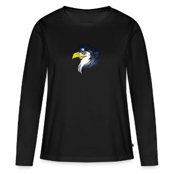 Antarctique - T-shirt manches longues Premium bio Femme - noir - Devant - Julia (174cm)