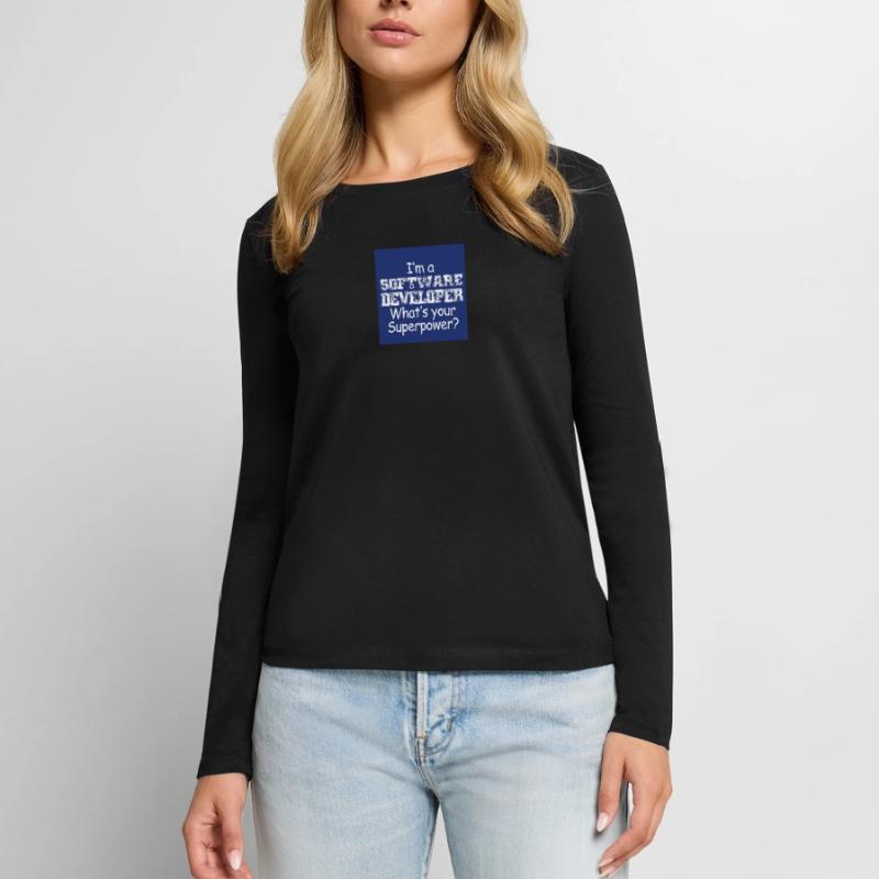 Software Developer Women's Premium Organic Long Sleeve Shirt