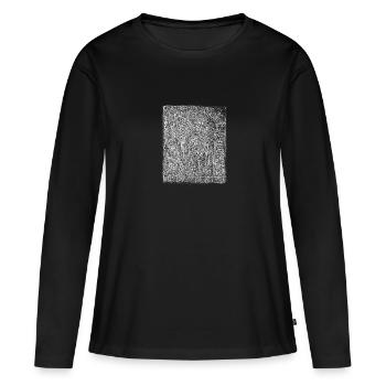 maya tafel white - Women's Premium Organic Long Sleeve Shirt - black - Front - Julia (174cm)