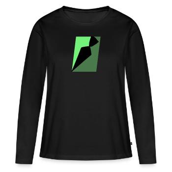 Baked Goods Cupcake Baking - Women's Premium Organic Long Sleeve Shirt - black - Front - Julia (174cm)