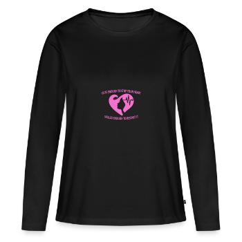 nurse - Frauen Premium Bio Langarmshirt - Schwarz - Vorne - Julia (174cm)